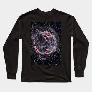 Cassiopeia A  (James Webb/JWST) Long Sleeve T-Shirt